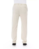 Drawstring Closure Chino Trousers with Pockets W38 US Men