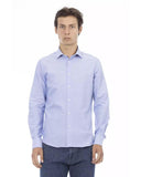 Baldinini Trend Men's Light Blue Cotton Shirt - M