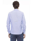 Baldinini Trend Men's Light Blue Cotton Shirt - M