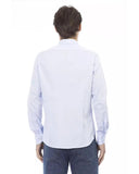 Baldinini Trend Men's Light Blue Cotton Shirt - XL