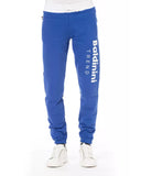 Logo Fleece Sport Pants with Lace Closure and Multiple Pockets XS Men