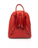 Golden Logo Backpack with Multiple Compartments One Size Women