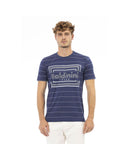 Baldinini Trend Men's Blue Cotton T-Shirt - XL