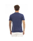 Baldinini Trend Men's Blue Cotton T-Shirt - XL