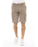 Cargo Shorts with Front Zipper and Button Closure Multiple Pockets W30 US Men