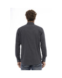 Baldinini Trend Men's Gray Cotton Shirt - 2XL
