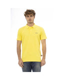 Baldinini Trend Men's Yellow Cotton Polo Shirt - 3XL