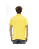 Baldinini Trend Men's Yellow Cotton Polo Shirt - 2XL
