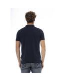 Baldinini Trend Men's Blue Cotton Polo Shirt - S