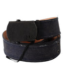 Classic Leather Belt with Vintage-Tone Hardware by Ermanno Scervino 85 cm Women