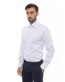 Billionaire Italian Couture Men's Light Blue Cotton Shirt - 2XL