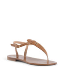 Tropical Print Leather Sandals - 37.5 EU