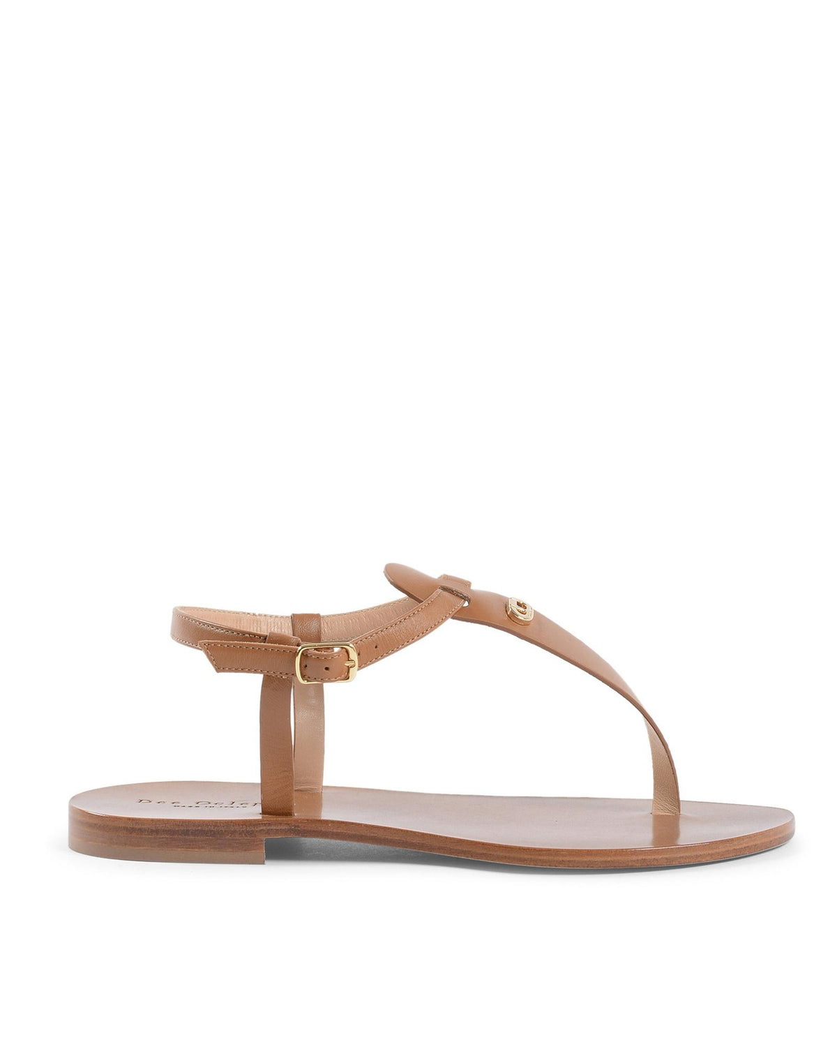 Tropical Print Leather Sandals - 38.5 EU