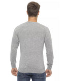 Crew Neck Solid Color Sweater XL Men