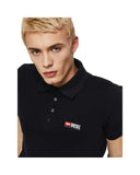 Diesel Men's Black Cotton Polo Shirt - XL