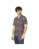 Distretto12 Men's Blue Viscose Shirt - M