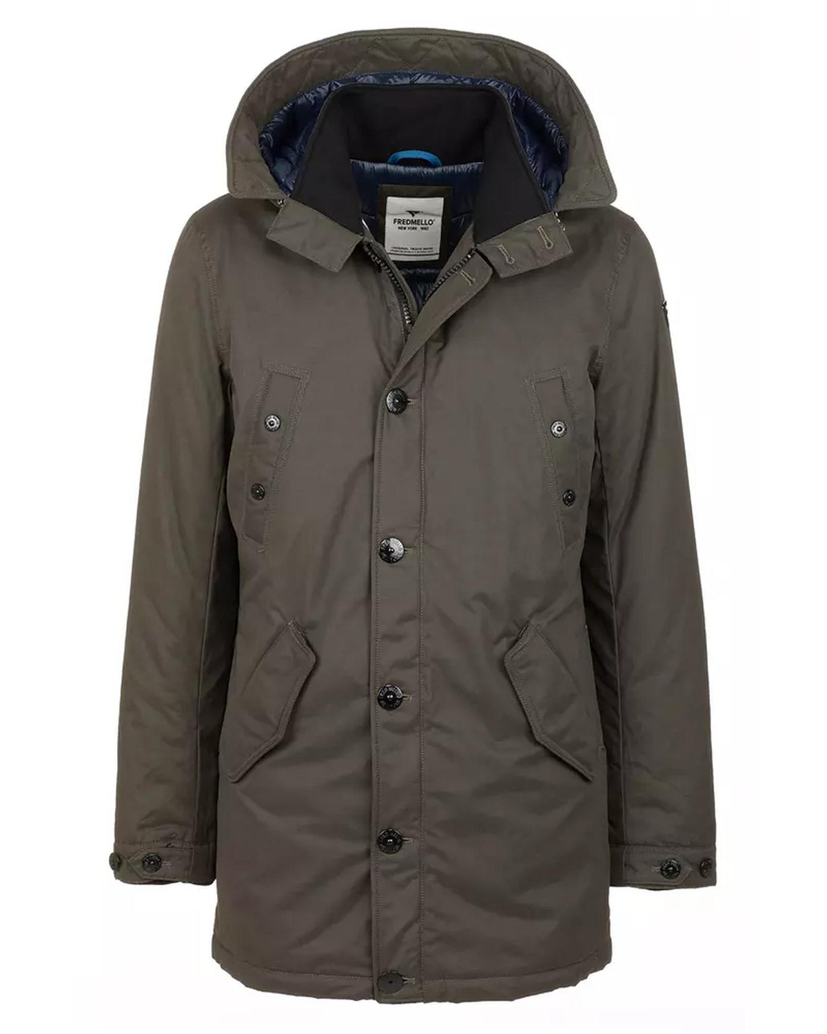 Fred Mello Technical Fabric and Cotton Mens Jacket 2XL Men