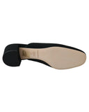 Gorgeous Dolce & Gabbana Black Grosgrain Slide Sandals 35 EU Women