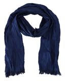 CNC Costume National Silk Fringe Scarf One Size Women