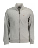 Napapijri Men's Gray Cotton Sweater - 2XL