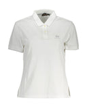 Napapijri Men's White Cotton Polo Shirt - XL