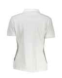 Napapijri Men's White Cotton Polo Shirt - XL