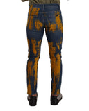 Genuine Dolce & Gabbana Skinny Denim Jeans with Zipper and Button Closure 44 IT Men