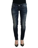 ACHT Skinny Jeans with Low Waist Denim Pants and Logo Details W26 US Women