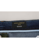 New Dolce & Gabbana Skinny Denim Pants with Logo Details 54 IT Men
