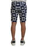 Casual Chinos Shorts with Logo Crown Print 46 IT Men