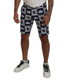 Casual Chinos Shorts with Logo Crown Print 46 IT Men