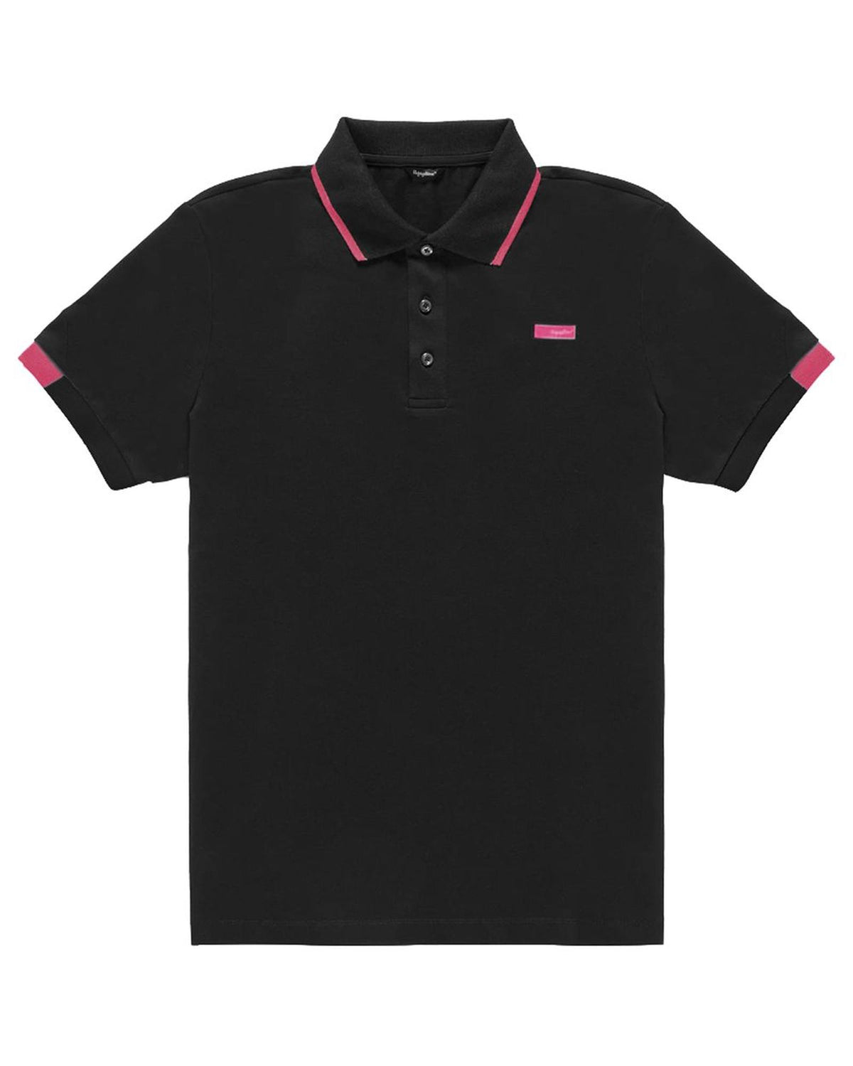 Refrigiwear Men's Black Cotton Polo Shirt - XL