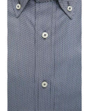 Robert Friedman Men's Blue Cotton Shirt - M