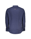 Tommy Hilfiger Men's Blue Cotton Shirt - S