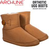 Archline Orthotic UGG Boots Slippers Arch Support Warm Orthopedic Shoes - Chestnut - EUR 37 (Women's US 6/Men's US 4)
