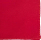 BANDANA Paisley 100% COTTON Head Wrap Durag Bandanna Summer Biker Scarf Mask - Red (Plain)