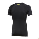 Mens DIADORA Compression Short Sleeve T Shirt Top Gym Thermal - Black - XXL
