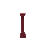 Parthenon Candle Holder red