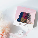 MANGO JELLY Metal Free Hair Ties (3cm) - EarthTone 36P - Six Pack
