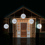LED Twinkle Petal Balls 10cm 5-Pack Cool-Warm White or Multicolor - Warm-Cool White