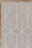 Vanuatu Maemae Beige Geometric Flatweave Rug