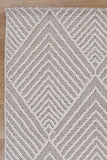 Vanuatu Onika Beige Geometric Flatweave Rug