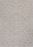 Vanuatu Waita Beige Tribal Flatweave Rug