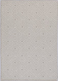 Vanuatu Wickham Beige Geometric Flatweave Rug