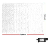 3X6M Christmas Lights Curtain Light 960 LED RGB Remote Jingle Jollys