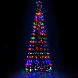 Jingle Jollys Solar Christmas Tree 3.6M 400 LED Xmas Tree Decor 8 Light Modes