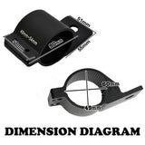 PAIR 2" Bullbar Mounting Bracket Clamp LED Light Bar HID ARB MOUNT UHF 49 54mm